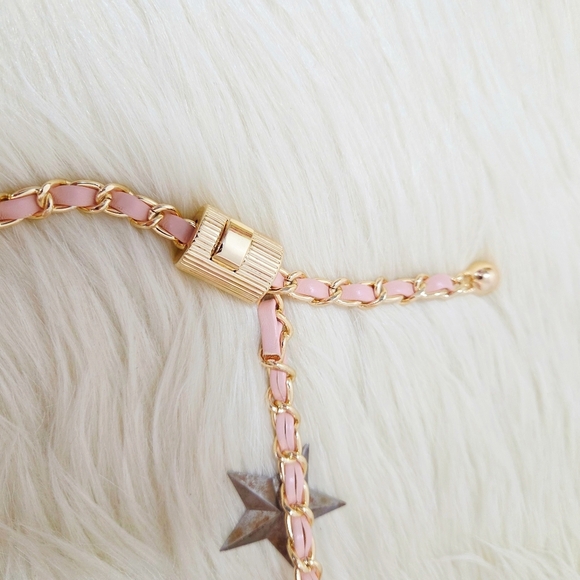 Aldo Celestial Vanity Case Crossbody Bag Pink Metallic Gold Stars Butterfly New - Picture 6 of 8